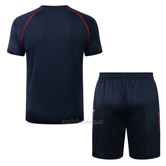 Chandal del Paris Saint-Germain Jordan Manga Corta 2022-2023 Azul - Pantalon Corto